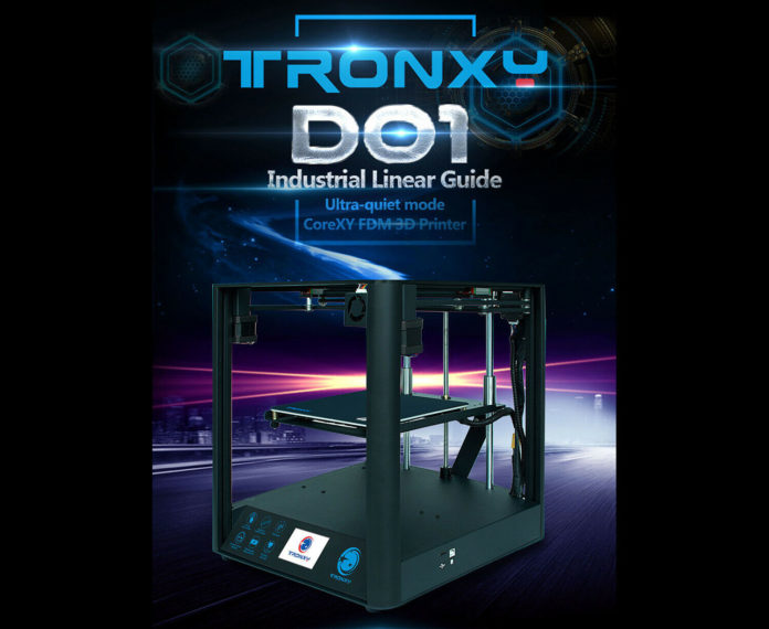 TronxyD01, stampante 3D ad alta precisione in offerta su eBay a 326 euro