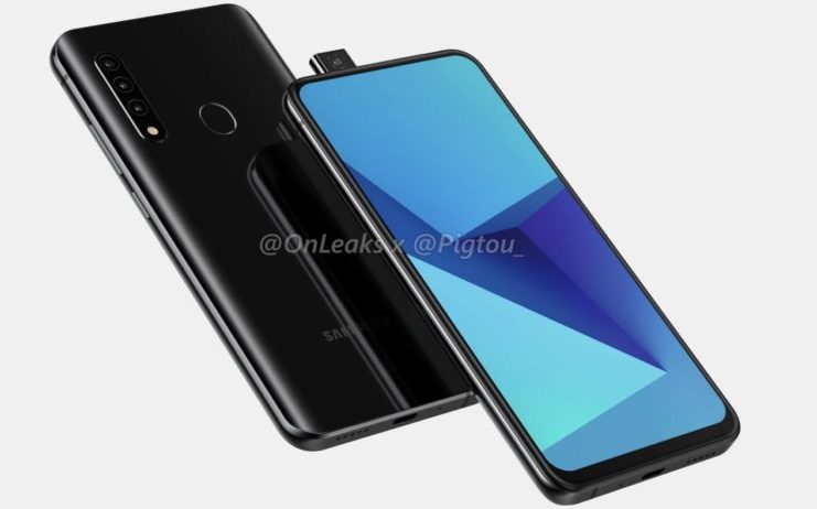 Ecco il primo smartphone Samsung con fotocamera frontale a scomparsa