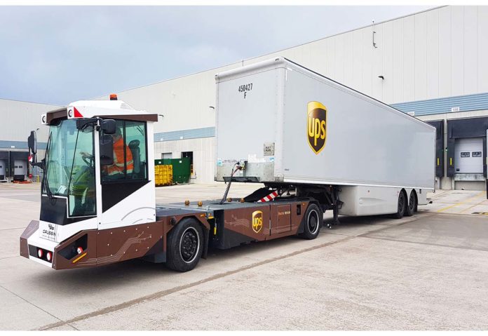 UPS testa i veicoli a guida autonoma per spostare i rimorchi nell’hub di Londra