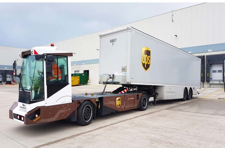 UPS testa i veicoli a guida autonoma per spostare i rimorchi nell’hub di Londra