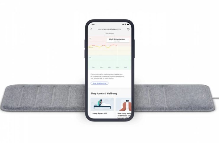 Withings monitora l’apnea notturna con il sensore per materasso