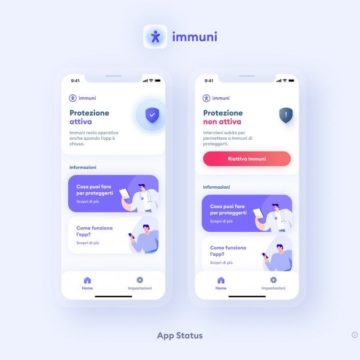 Immuni, ecco le schermate di come sarà l’app per contenere COVID-19