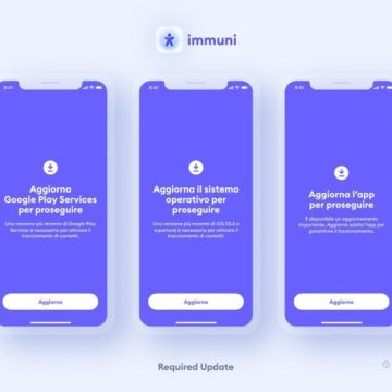 Immuni, ecco le schermate di come sarà l’app per contenere COVID-19