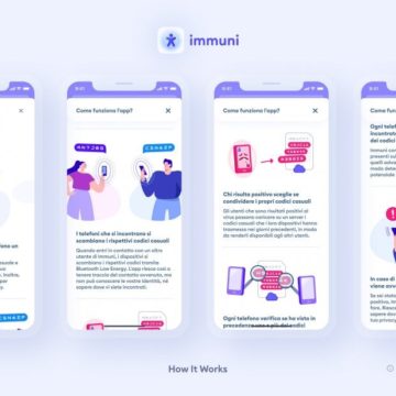 Immuni, ecco le schermate di come sarà l’app per contenere COVID-19