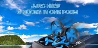 JJRC H36F, solo 20 euro per il drone che vola e va in acqua e su terra