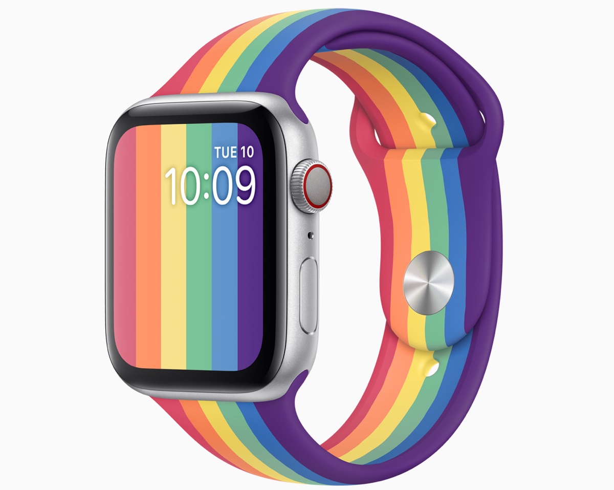 Apple e Nike presentano i nuovi cinturini Pride per Apple Watch