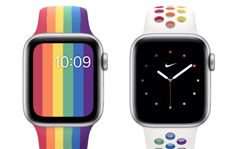 Apple e Nike presentano i nuovi cinturini Pride per Apple Watch