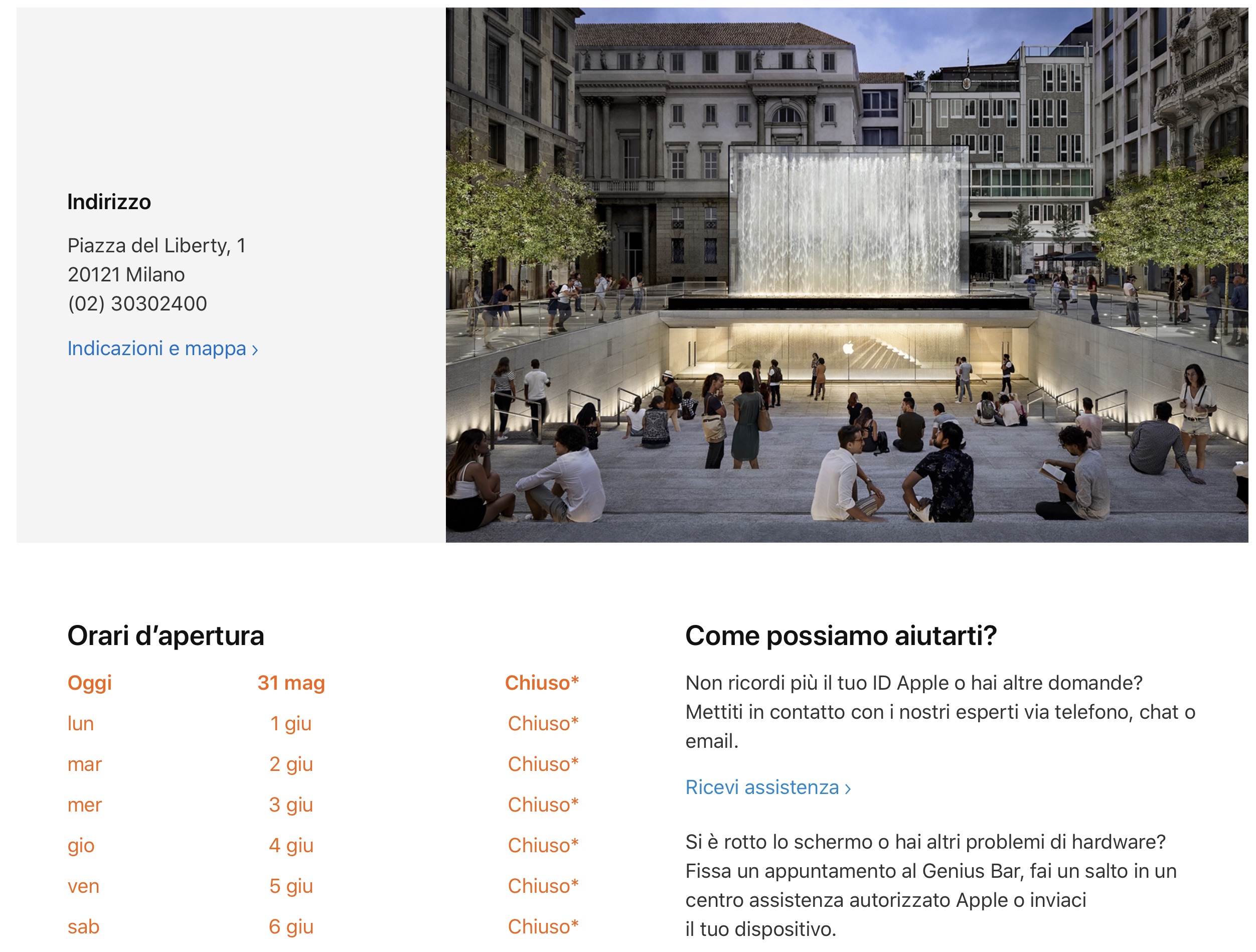 Coronavirus: Apple riapre tutti gli store, tranne quelli della Lombardia