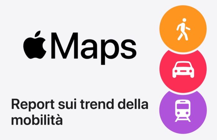 Coronavirus, la mappa della mobilità di Apple arriva in Italia