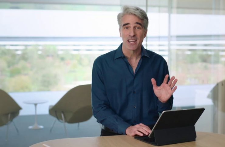 Craig Federighi: l’esperienza del cursore iPad è ispirata ad Apple TV