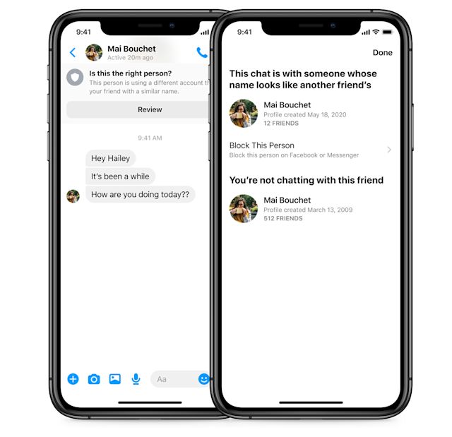 Facebook Messenger vi avviserà delle potenziali truffe o dai pedofili