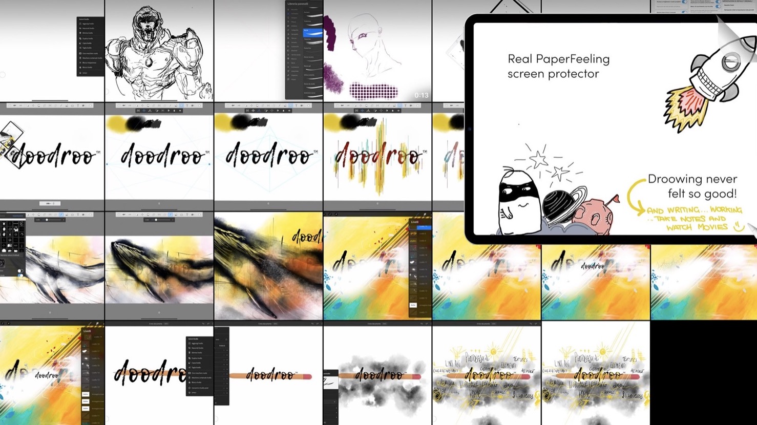 Recensione Doodroo, la pellicola per iPad e Apple Pencil vista da un artista