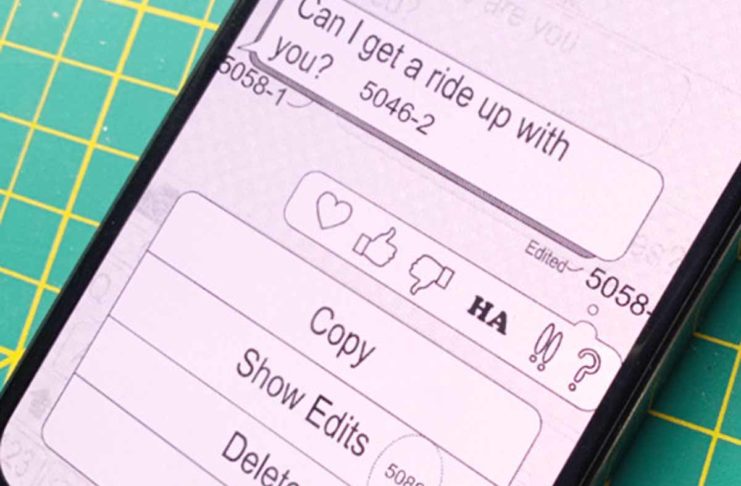 Apple pensa alla modifica del testo e alle app in Messaggi