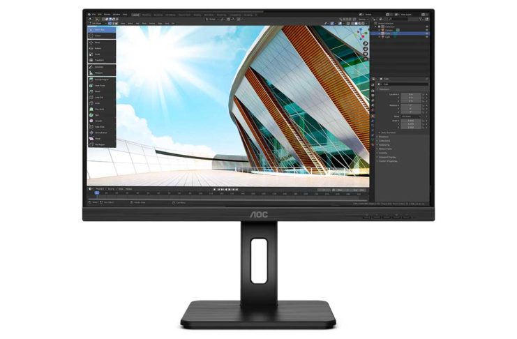 AOC, nuovi monitor serie P2 per il business, creazione contenuti e editing