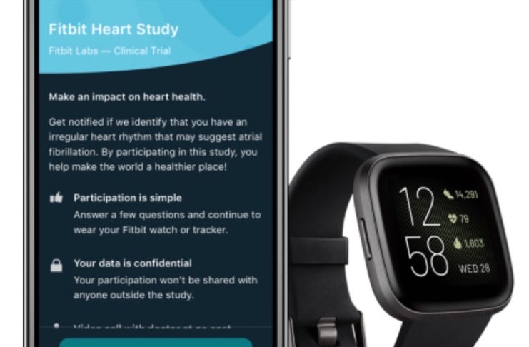 Fitbit, sfida ad Apple Watch: parte lo studio sul rilevamento dei battiti irregolari