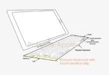 Apple brevetta la tastiera iPad Pro con fasce laterali touch In un brevetto di Apple una tastiera per iPad Pro con fasce laterali touch