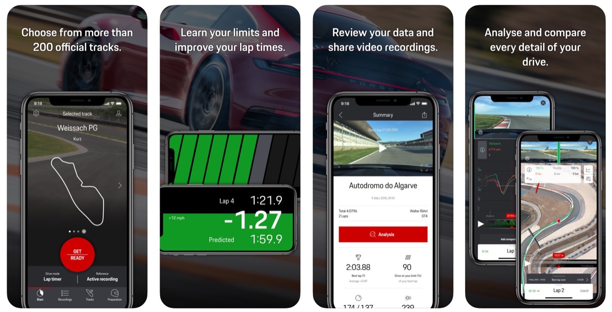 L’app di Porsche ora mostra i tempi sul giro su CarPlay