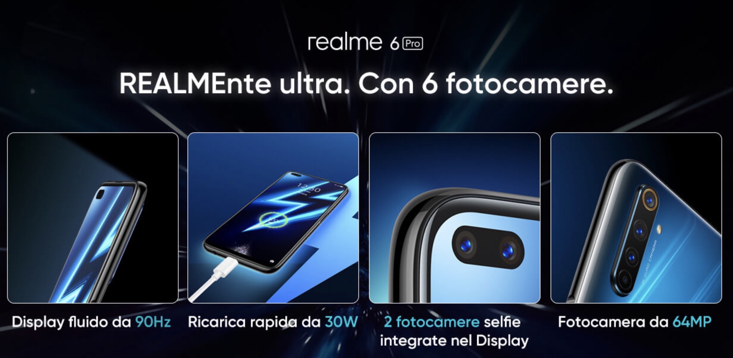 Realme 6 Pro e X50 Pro 5G ufficiali in Italia, disponibile a partire da oggi a 329 euro su Amazon Realme 6 Pro e X50 Pro 5G ufficiali in Italia, disponibile a partire da oggi a 329 euro su Amazon