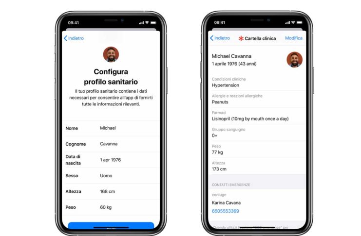 Una nuova funzione di iOS per inviare la cartella clinica agli operatori di primo intervento