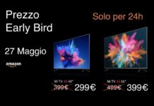 Super offerta TV XIAOMI 55” e 43” su Amazon: 100 euro in meno fino a mezzanotte Super offerta TV XIAOMI 55” e 43” su Amazon solo per il 27 Maggio