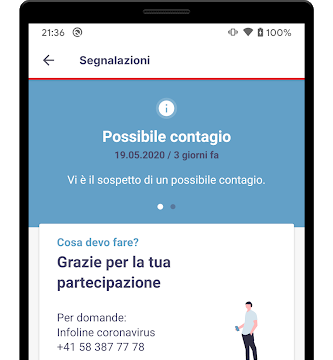 Coronavirus, in Svizzera la prima app che sfrutta le API di Apple e Google per le notifiche di esposizione