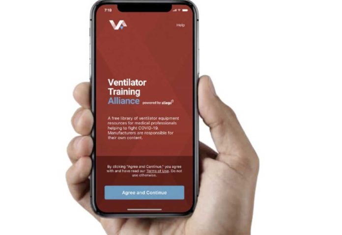 L’app Ventilator Training Alliance per l’addestramento con la ventilazione polmonare