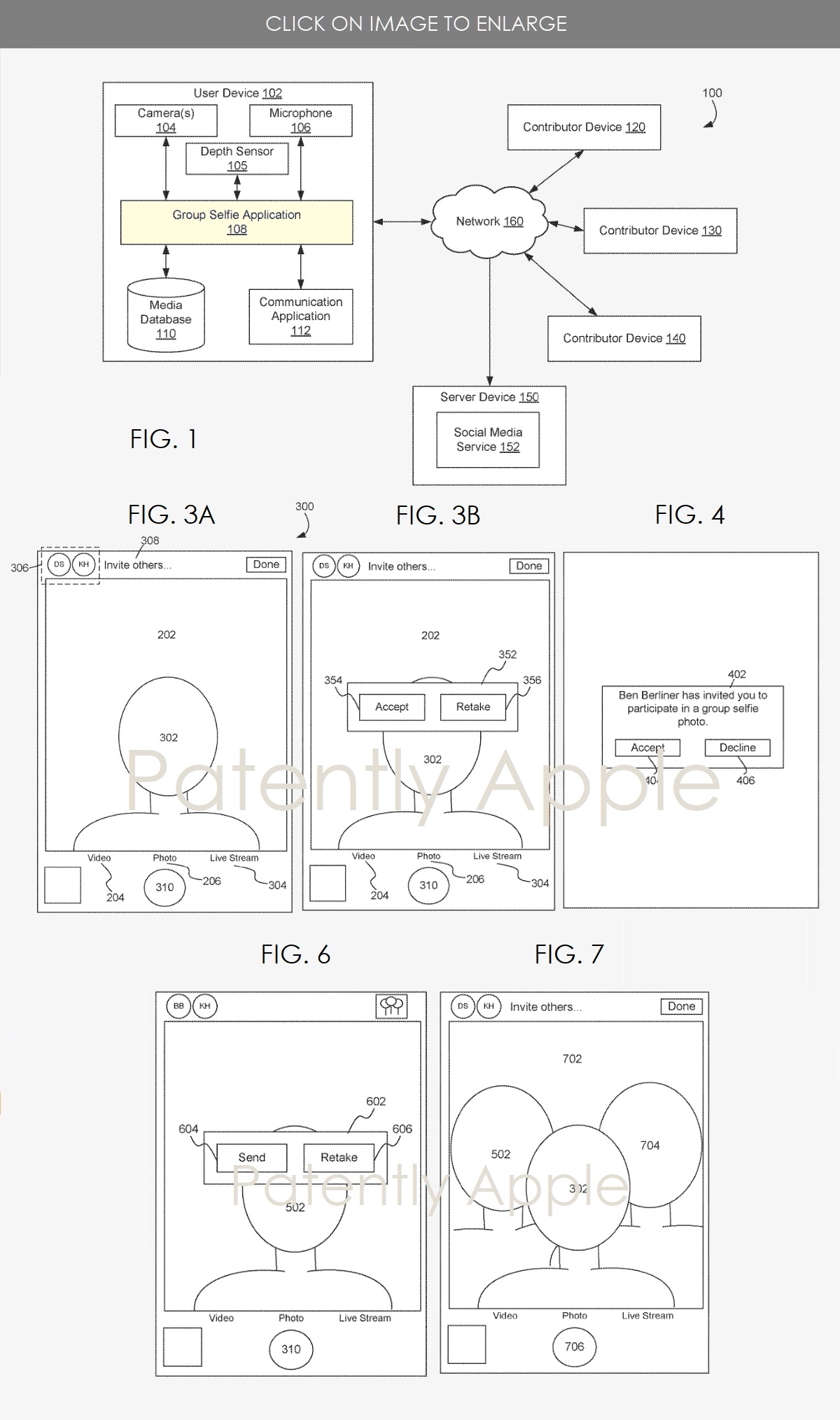 In un brevetto di Apple i “selfie di gruppo sintetici”