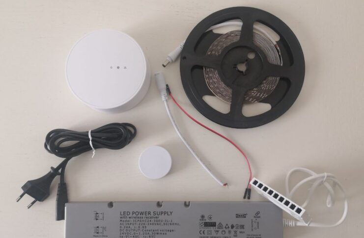 Come creare una striscia LED dimmerabile con alimentatore LED IKEA che funziona con Homekit, Alexa, Google