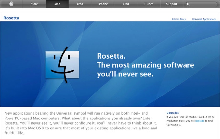 Apple Rosetta, l’emulatore potrebbe tornare alla WWDC20