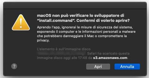 Un malware per Mac tenta una nuova tattica per bypassare la sicurezza di macOS Catalina