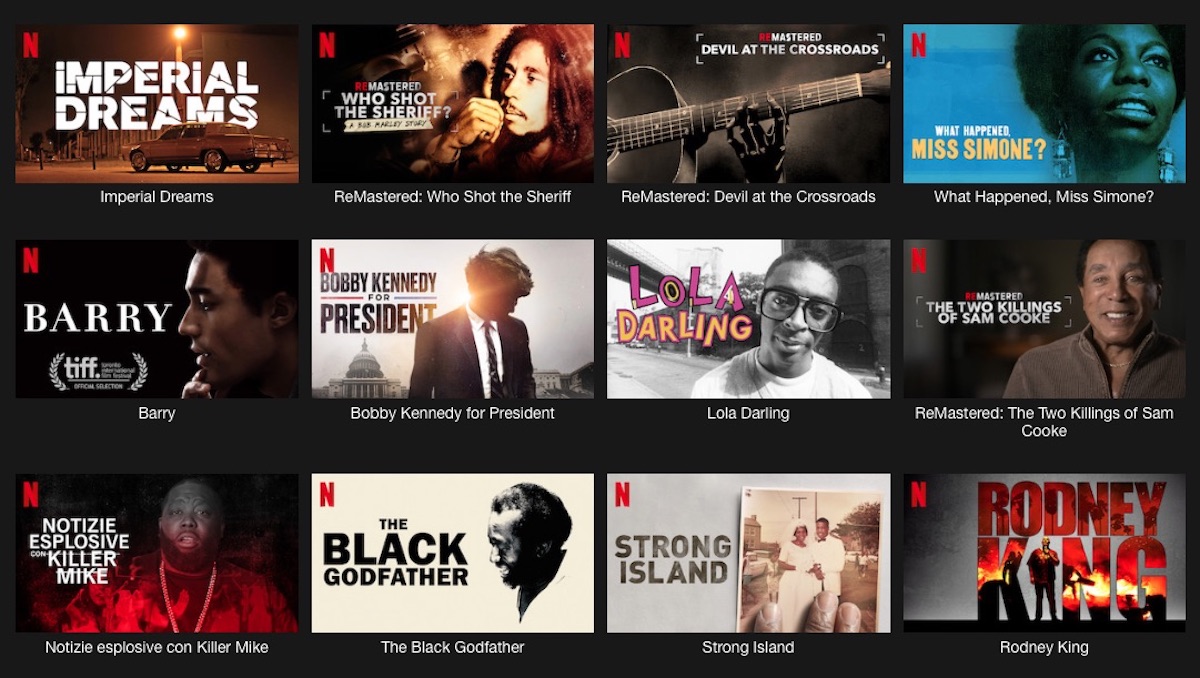 Netflix propone la raccolta “Black Lives Matter”, storie di discriminazioni razziali