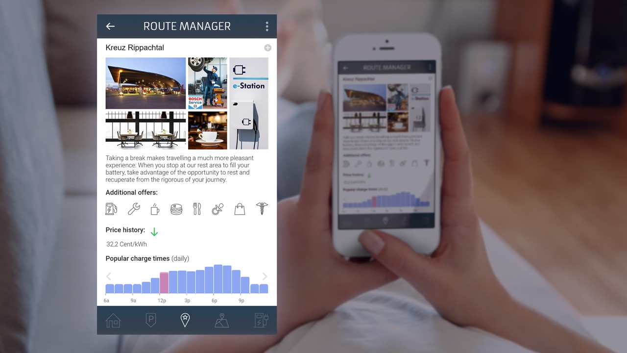Bosch, una sola app per conoscere e accedere alle stazioni di ricarica delle auto elettriche