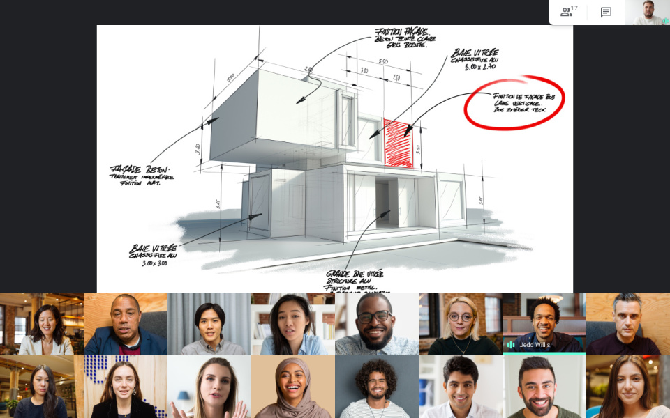 Google Meet aggiunge le presentazioni al suo layout a piatrelle Google Meet aggiunge le presentazioni al suo layout a piatrelle