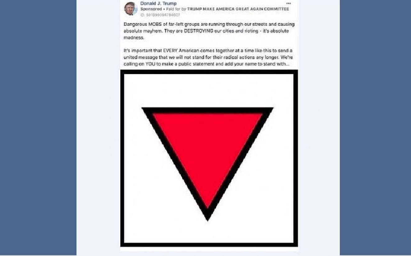 Donald Trump censurato su Facebook: ha pubblicato un simbolo nazista