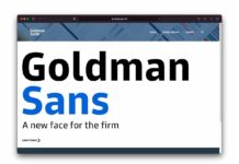 Goldman Sachs ha presentato un font ma non potete usarlo per criticare la banca di affari