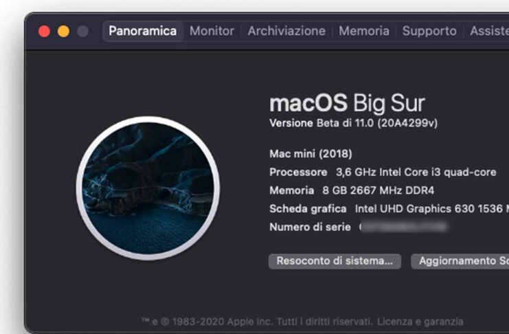 macOS 11 Big Sur, un giro tra le prime schermate