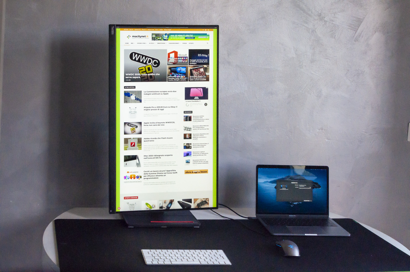 Recensione Lenovo ThinkVision T32P-20, design di qualità in 4K Recensione Lenovo ThinkVision T32P-20, design di qualità in 4K