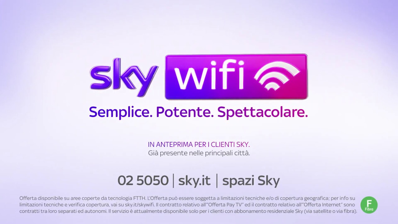Sky WiFi, arriva la Fibra di Sky a partire da 29.90 euro al mese