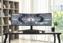 Samsung Odyssey G9 da 49 pollici, il primo monitor ad alta definizione Dual Quad per veri gamer
