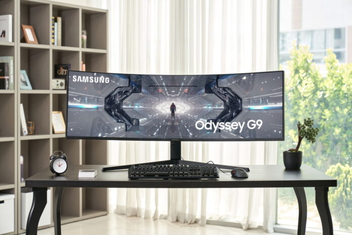 Samsung Odyssey G9 da 49 pollici, il primo monitor ad alta definizione Dual Quad per veri gamer