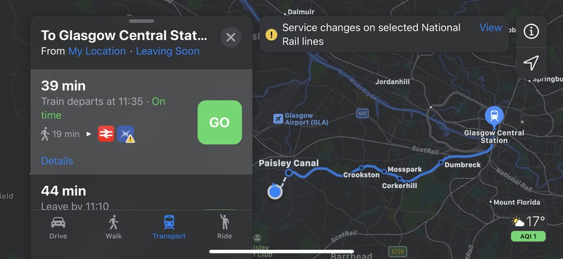 Apple Maps, informazioni sui trasporti pubblici in tempo reale ora disponibili in molti altri Paesi e regioni