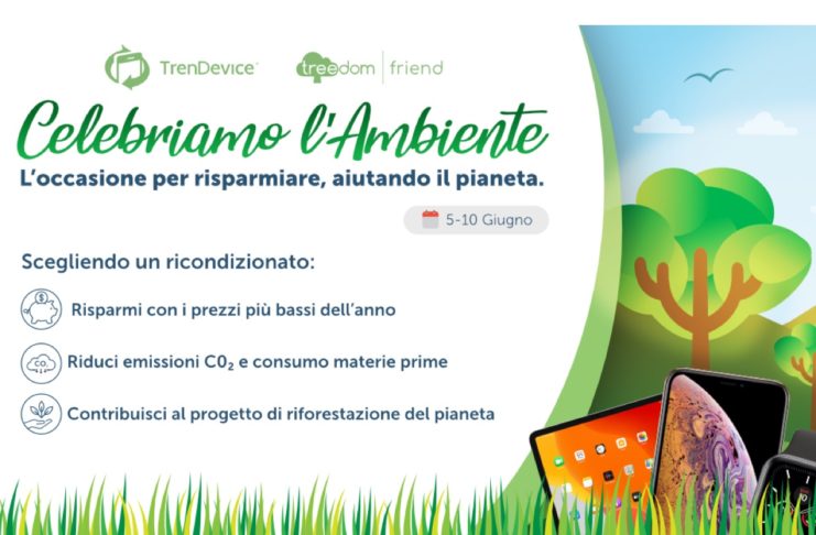 TrenDevice celebra l’ambiente: risparmiate con i prezzi più bassi dell’anno aiutando il pianeta
