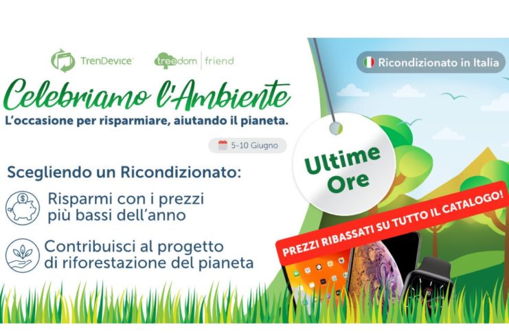 Prezzi più bassi dell’anno sui Ricondizionati TrenDevice: ultime ore per risparmiare, aiutando l’ambiente
