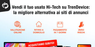 Vendi il tuo usato Hi-Tech in pochi minuti, senza rischi e incassando denaro: TrenDevice è la migliore alternativa ai siti di annunci