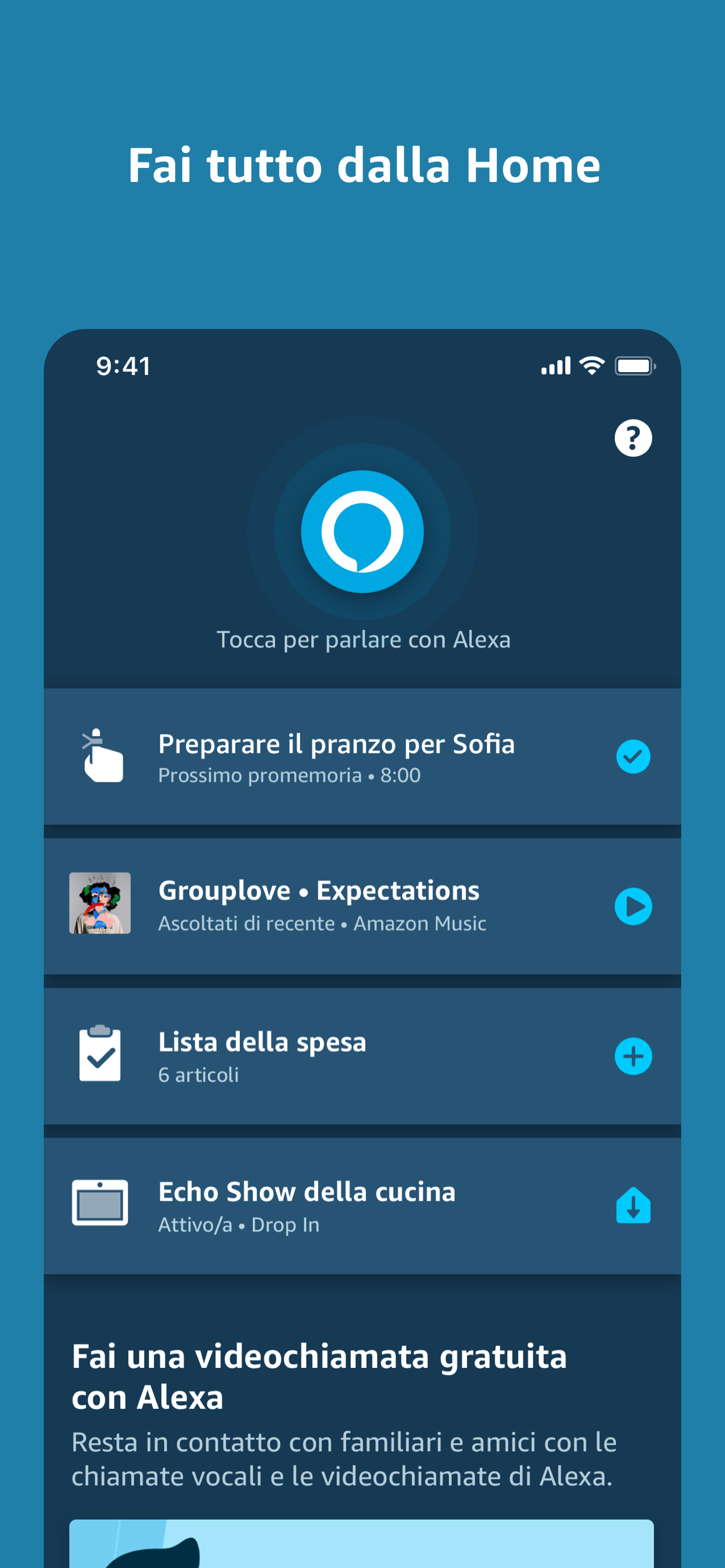 Amazon rinnova l’app di Alexa, tutta nuova la schermata principale Amazon rinnova l’app di Alexa, tutta nuova la schermata principale