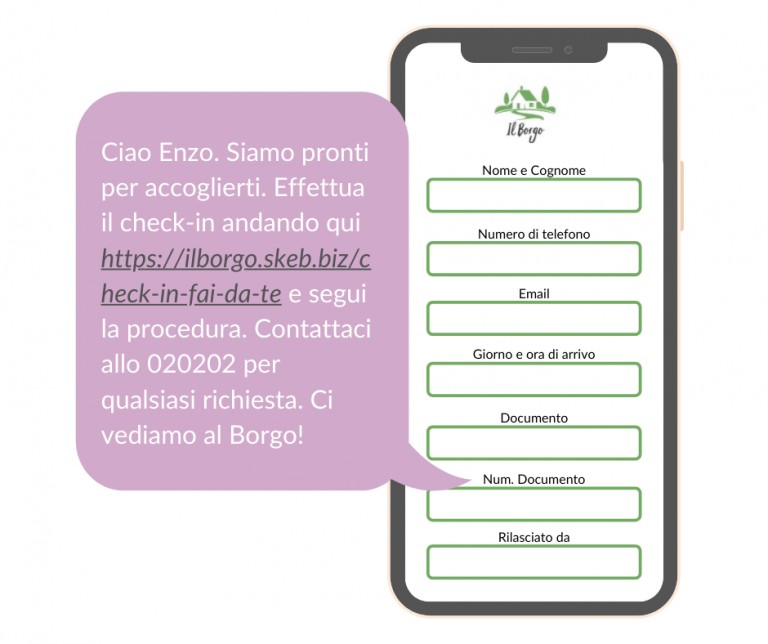 Skebby semplifica il check-in online via SMS per le strutture ricettive Skebby semplifica il check-in online via SMS per le strutture ricettive