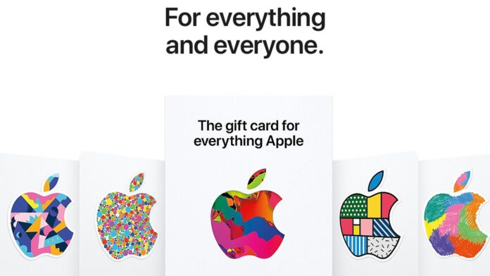 Nuove carte regalo Apple uniche per software e hardware, sembrano dei collezionabili