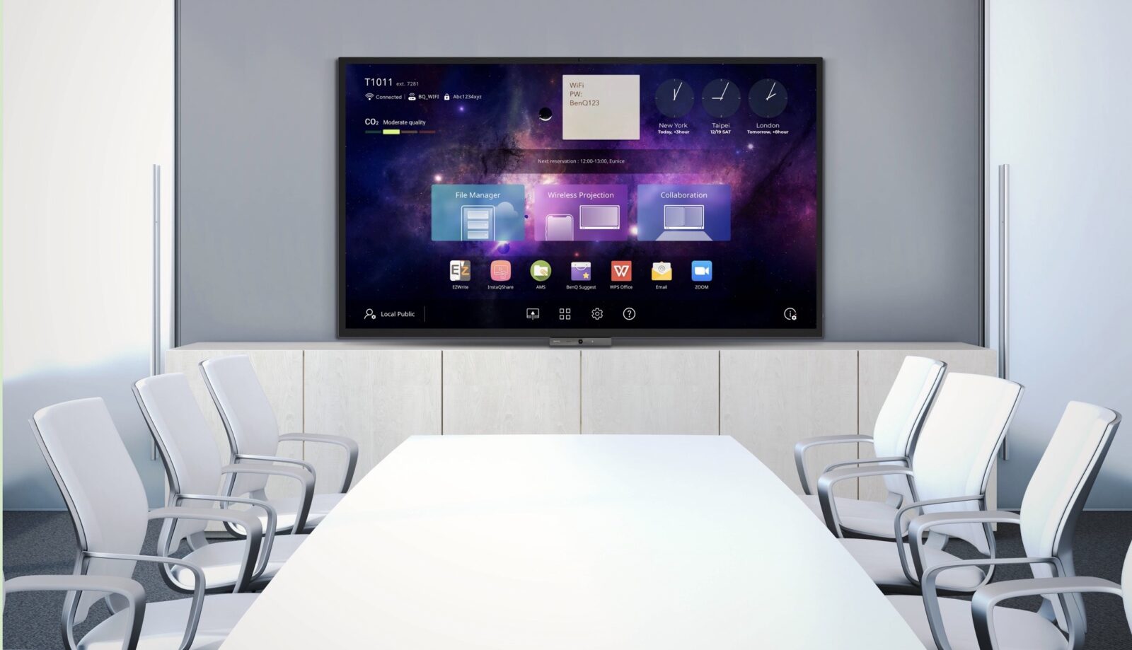 BenQ DuoBoard è la lavagna aziendale all-in-one UHD 4K con schermo antibatterico
