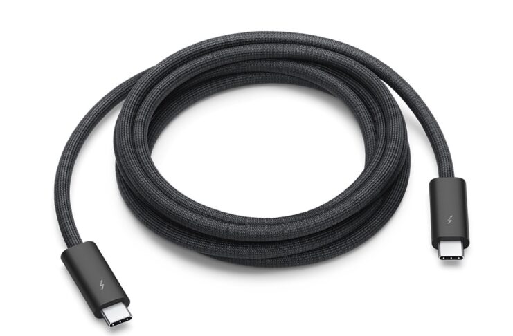 Apple vende il nuovo cavo Thunderbolt 3 Pro intrecciato
