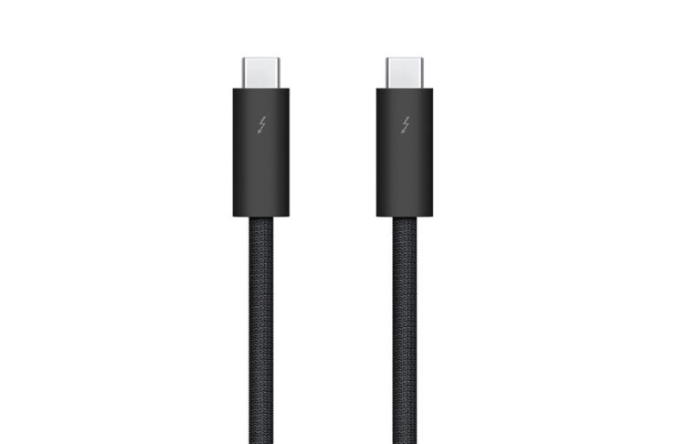 Apple vende il nuovo cavo Thunderbolt 3 Pro intrecciato